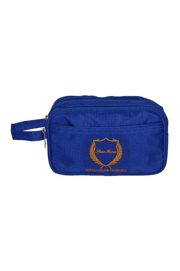 SHAVING KIT BAG BLUE