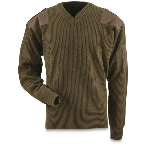 JERSEY PURE WOOL KHAKI