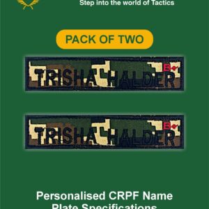 CRPF NAMEPLATE NEW PATTERN (PACK OF 2)