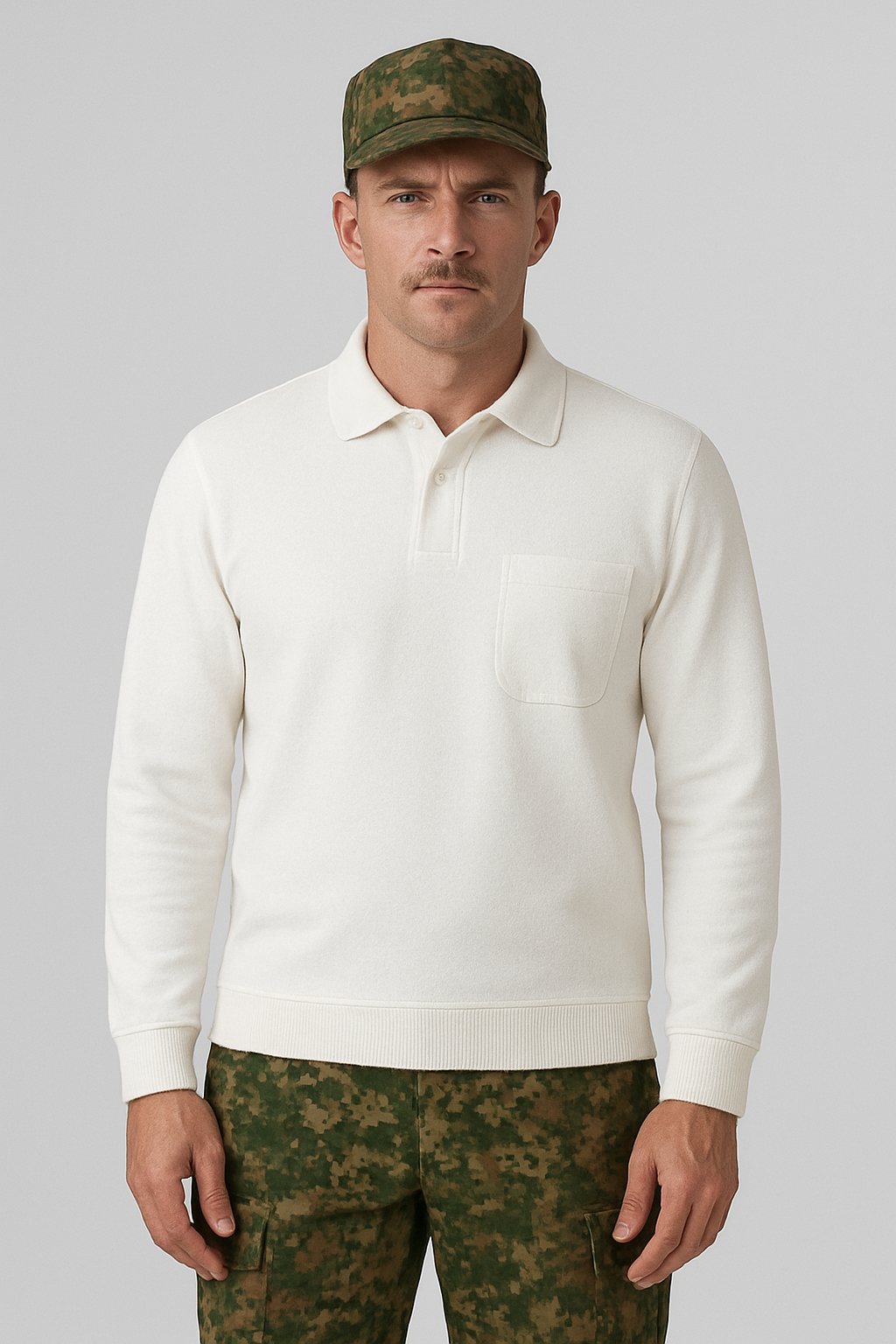 T Shirt Collar White Premium (FF)