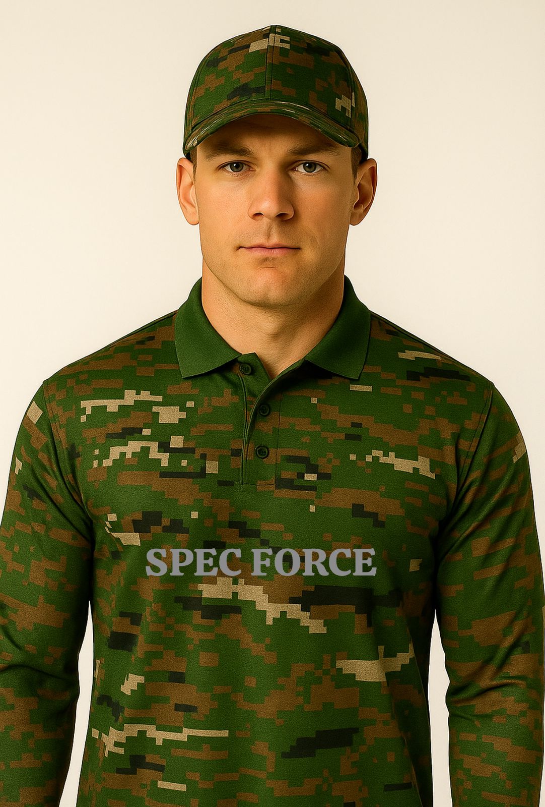 T SHIRT COLLAR FULL SLEEVES CRP PRINT (0109C-FS)